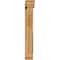 Ekena Millwork Traditional Traditional Rough Sawn Bracket w/ Offset Brace, Western Red Cedar, 6"W x 30"D x 42"H BKT0604X30X42TRA01RWR - alternate 3